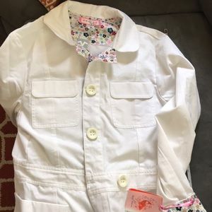 Koi white lab coat